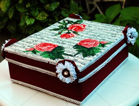 Ribbon and Trim Bobbin Organizer with Embroidered Cover image 22