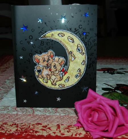 Valentine Greeting Cards with Embroidery image 3