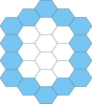 Hexagon-Block Quilted Table Topper image 11