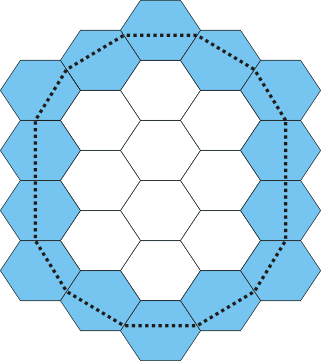 Hexagon-Block Quilted Table Topper image 16