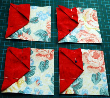 Quilted Rose Wall Hanging with 3D Windmills image 5