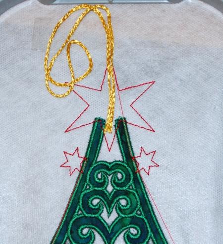 Applique Christmas Tree Ornament image 6
