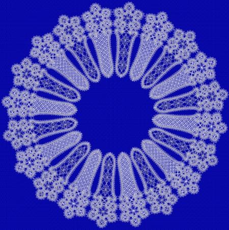 Doily from FSL Battenberg Snowflake Bookmarks image 3