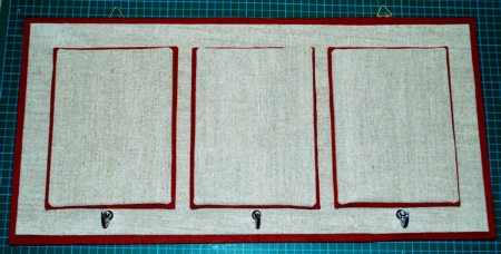 Embroidered Hanger Board with Poppies image 15