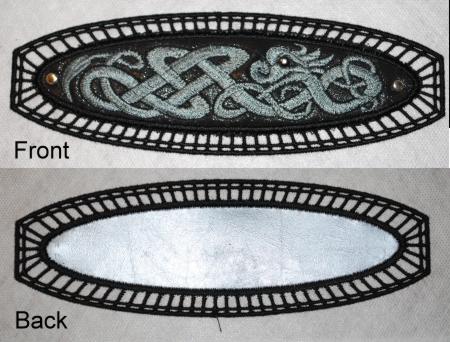 FSL Applique Celtic Bracelet and Pendant Set image 6