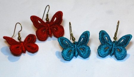 FSL Butterfly Earrings Set image 1