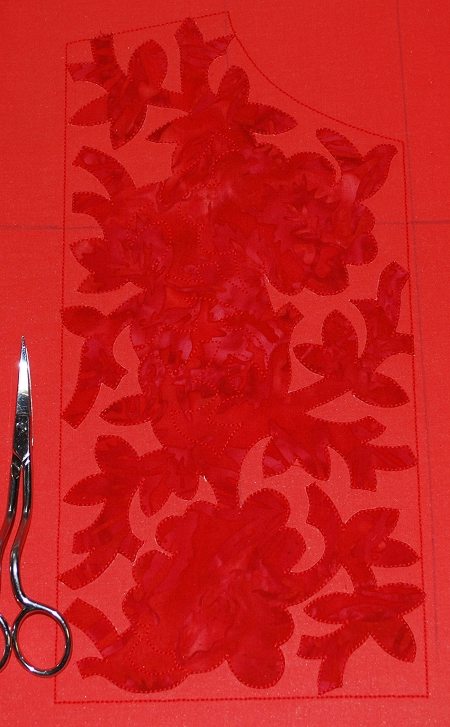 Cutwork Applique Lace Yoke image 3