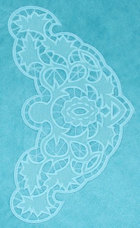 Cutwork Lace Leaf Border image 6