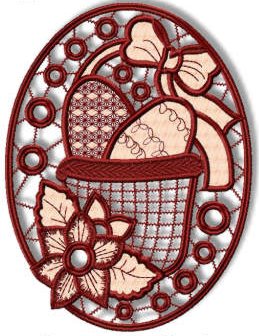 Easter Egg Cutwork Lace image 1