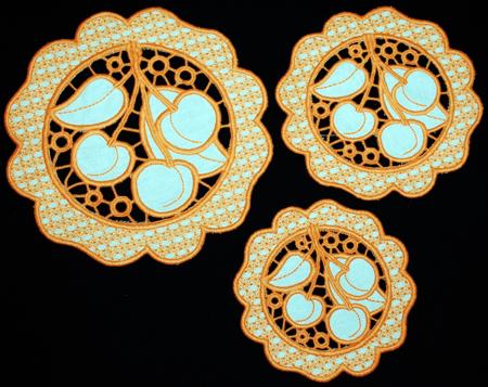 Cutwork Lace Fruit Doilies image 7