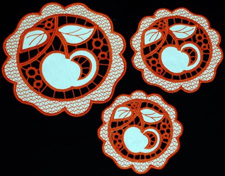 Cutwork Lace Fruit Doilies image 8