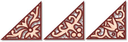 Cutwork Triangles image 1