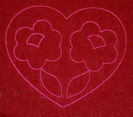 Valentine Hearts Cutwork Set image 2