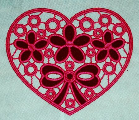 Valentine Hearts Cutwork Set image 9