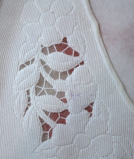 Wild Rose Cutwork Lace on a Knit Sweater image 4