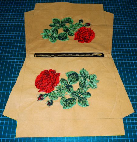 Makeup Case with Rose Embroidery image 23