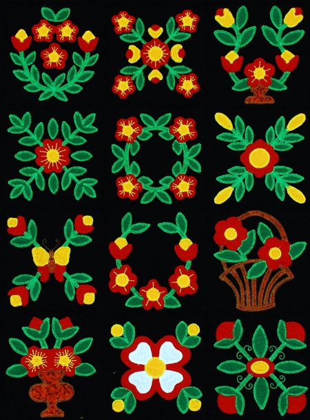 Flower Applique Set image 1