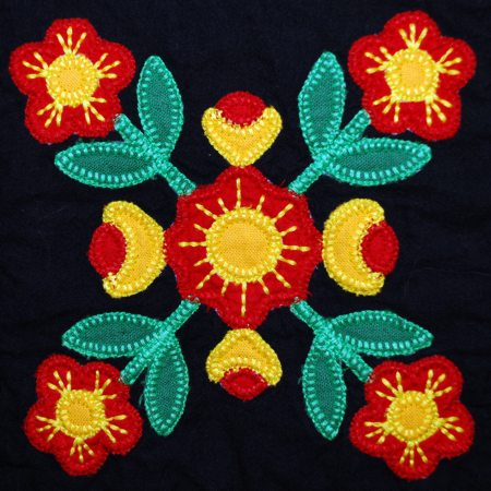Flower Applique Wall Hanging image 12