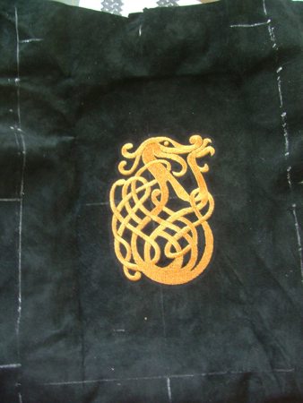 Suede iPad Case with Embroidery image 8