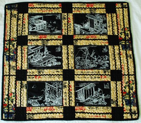 Life in Japan Quilted Wall Hanging image 8