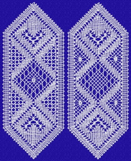 Freestanding Bobbin Lace Bookmarks image 1