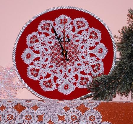 FSL Battenberg Lace Clock Face image 1