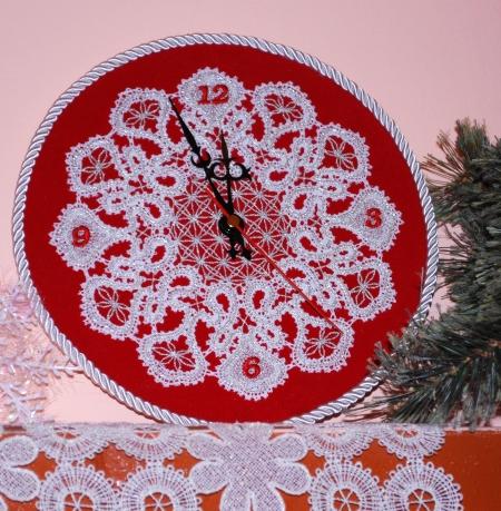 FSL Battenberg Lace Clock Face image 6