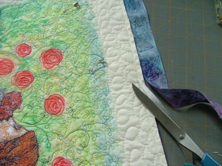 My Sweet Rose Art Quilt image 11