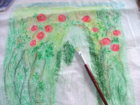 My Sweet Rose Art Quilt image 4