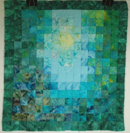 Water Lily Watercolor Quilt image 10