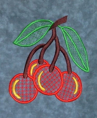 Summer Apron with Berry Embroidery image 3