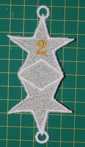 Freestanding Applique Advent Star Pouches image 5