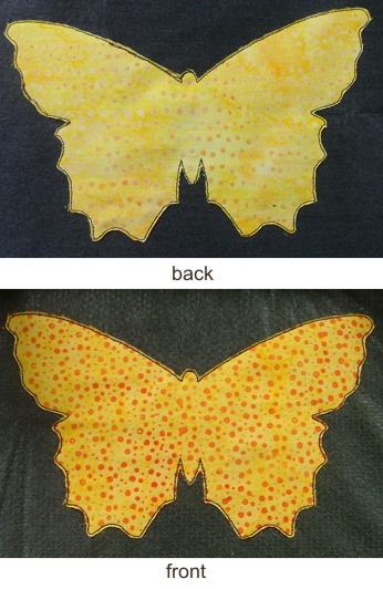 Profile Butterfly Includes Both Applique and Stitched – Blasto Stitch