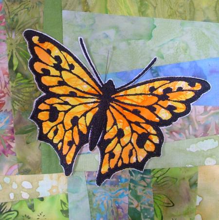 Profile Butterfly Includes Both Applique and Stitched – Blasto Stitch