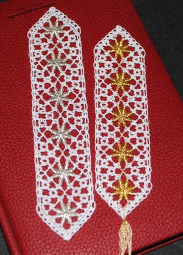 Freestanding Bobbin Lace Bookmark Set II image 2