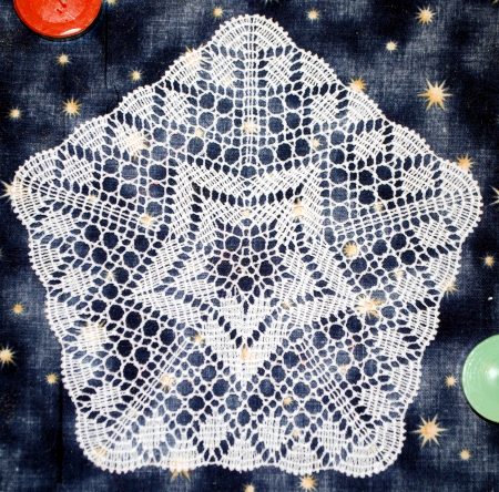 FSL Bobbin Lace Star Doily image 2