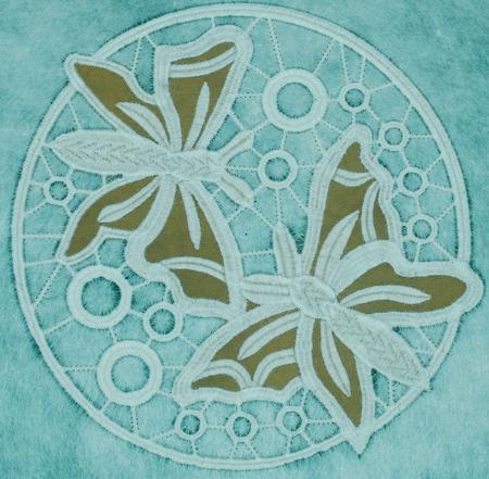 Cutwork Dancing Butterfly and Dragonfly Circles image 14