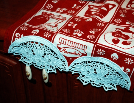 Kitchen Towel with Cutwork Border image 7