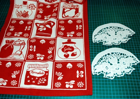 Kitchen Towel with Cutwork Border image 2