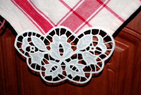Leaves and Flowers Cutwork Lace image 14