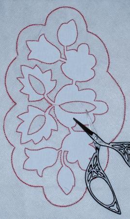 Leaves and Flowers Cutwork Lace image 8