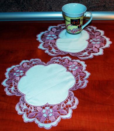 Rose Cutwork Lace Border image 6