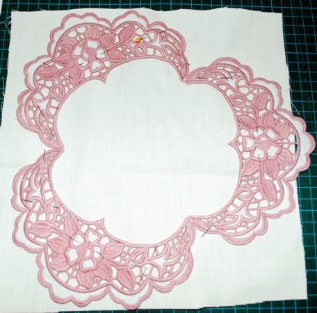 Rose Cutwork Lace Border image 8