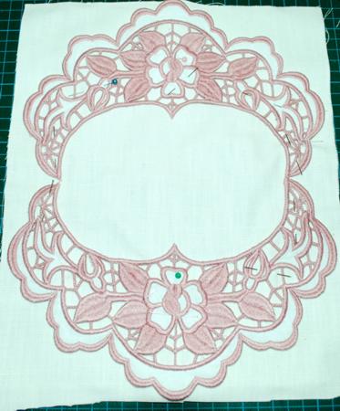 Rose Cutwork Lace Border image 7