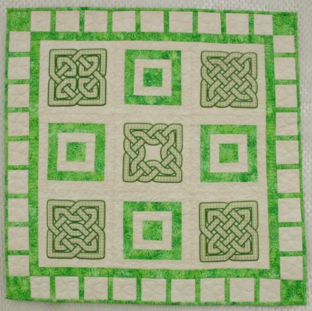 Quilted Celtic Table Topper image 25