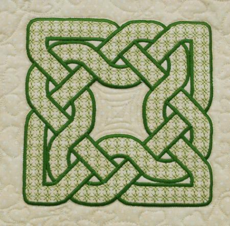 Quilted Celtic Table Topper image 23