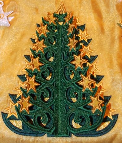 FSL Christmas Tree with Applique Stars image 1