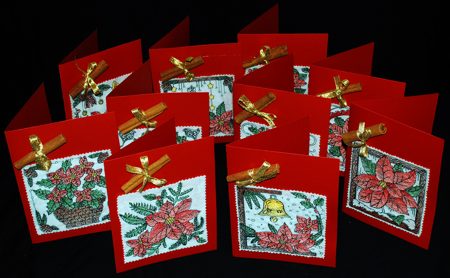 Scented Christmas Cards with Embroidery image 4