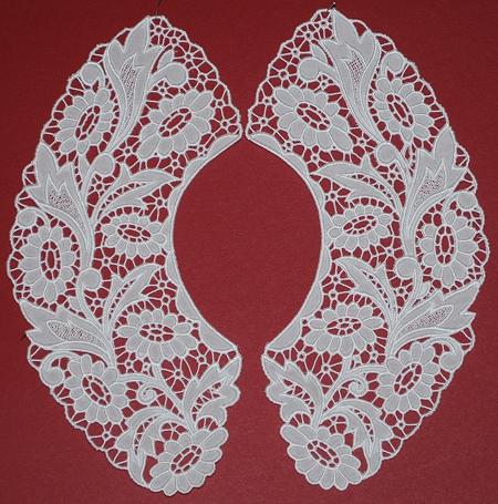 Flower Cutwork Lace Collar image 1