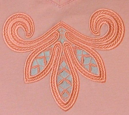 Flower Cutwork Lace Insert - Advanced Embroidery Designs